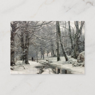 Beech Forest, Winter by Anders Andersen-Lundby Enclosure Card