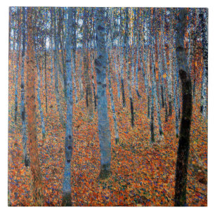Beech Grove, Gustav Klimt Ceramic Tile