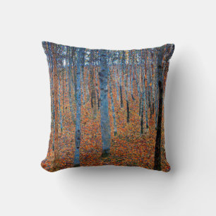 Beech Grove, Gustav Klimt Cushion