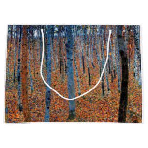Beech Grove, Gustav Klimt Large Gift Bag