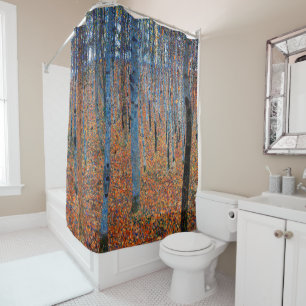 Beech Grove, Gustav Klimt Shower Curtain