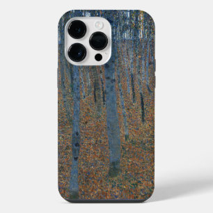 Beech Grove I by Gustav Klimt Painting Artwork iPhone 14 Pro Max Case