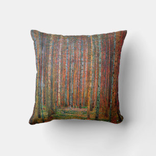 Beech Grove I Gustav Klimt Cushion