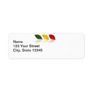Beech Leaf Forest Return Address Label