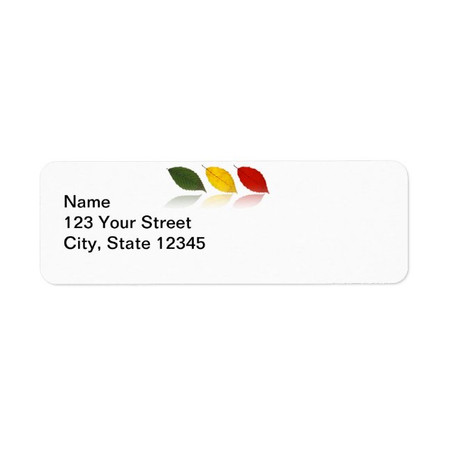 Beech Leaf Forest Return Address Label (Front)