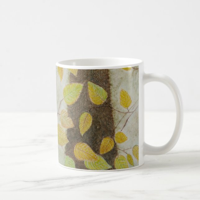 Beech Leaves Coffee Mug (Right)