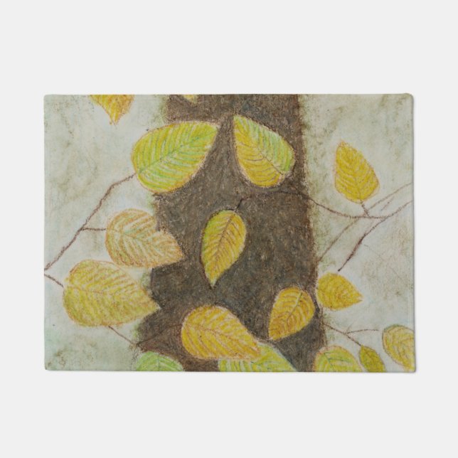 Beech Leaves Doormat (Front)