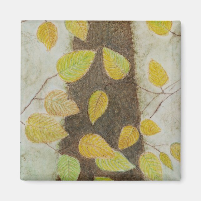 Beech Leaves Magnet (Front)