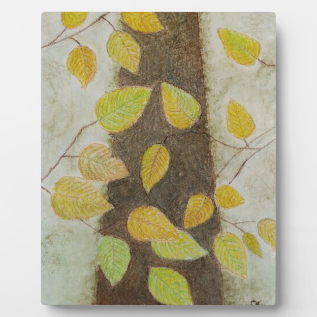 Beech Leaves Plaque (Front)