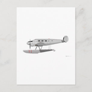 Beech Model 18 on Floats Postcard