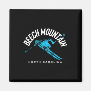 Beech Mountain Nc Ski Magnet