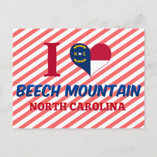 Beech Mountain, North Carolina Postcard