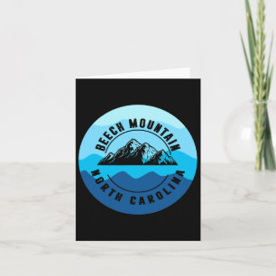 Beech Mountain North Carolina Skiing Snowboarding Card