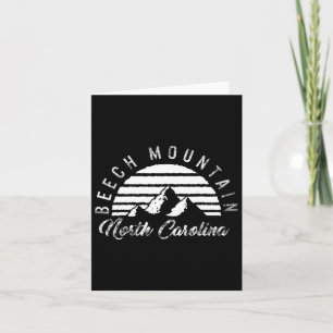 Beech Mountain North Carolina Skiing Snowboarding Card