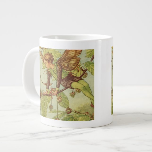 Beech Tree Fairy by Vision Studio Large Coffee Mug (Front Left)