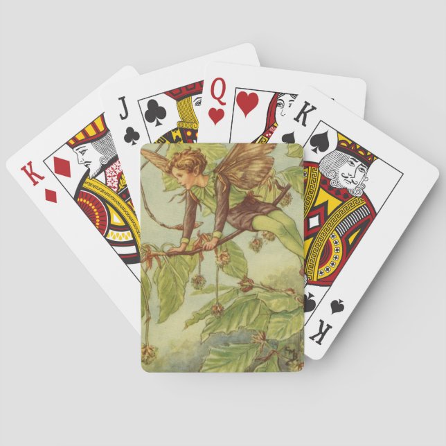Beech Tree Fairy by Vision Studio Playing Cards (Back)