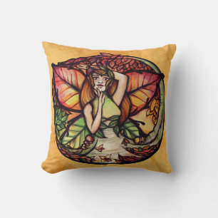 Beech Tree Fairy Nature Lovers Cushion