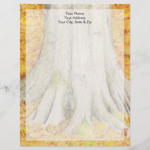 Beech Tree Personalized Letterhead