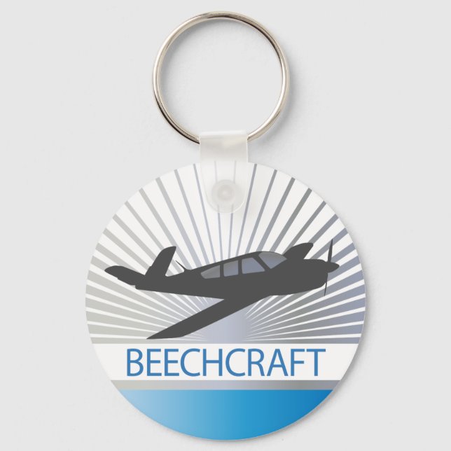 Beechcraft Aircraft Key Ring (Front)