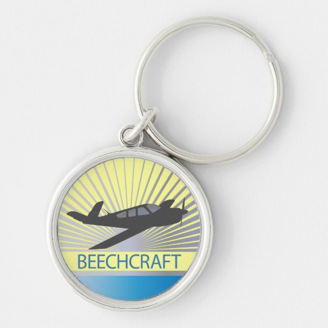 Beechcraft Aircraft Key Ring (Front)