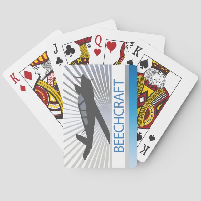 Beechcraft Aircraft Playing Cards (Back)