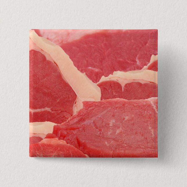 Beef 15 Cm Square Badge (Front)