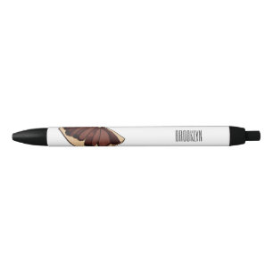 Beef brisket cartoon illustration black ink pen