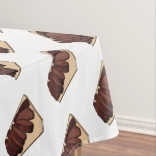 Beef brisket cartoon illustration  tablecloth