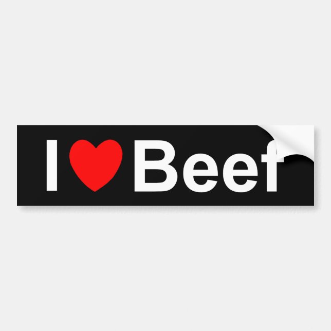 Beef Bumper Sticker (Front)