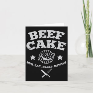 Beef Cake Bbq Card
