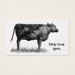 Beef, Cattle, Cow: Agriculture, Farm: Pencil Art