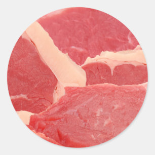 Beef Classic Round Sticker