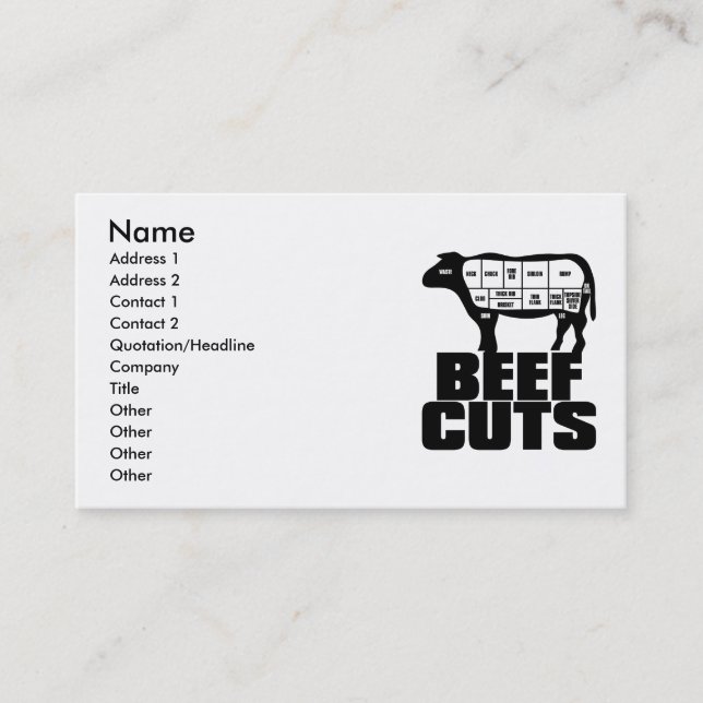 Beef_Cuts Business Card (Front)