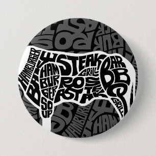 Beef Eater's Chart 7.5 Cm Round Badge