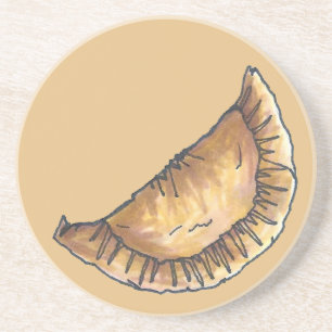 Beef Empanadas Spanish Latin American Food Pastry Coaster