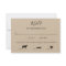 Beef Fish Chicken 3 Entree Choice Wedding RSVP