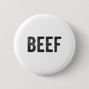 Beef Gift For Men Bbq Meat Lovers  6 Cm Round Badge