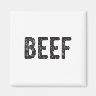Beef Gift For Men Bbq Meat Lovers Magnet