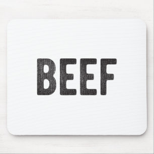 Beef Gift For Men Bbq Meat Lovers Mouse Pad