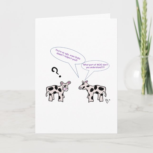 Beef Jerky greeting card (Front)