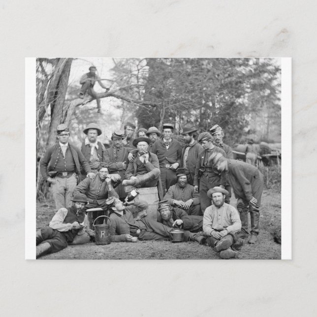 Beef-Killers of the Army, 1862 Postcard (Front)