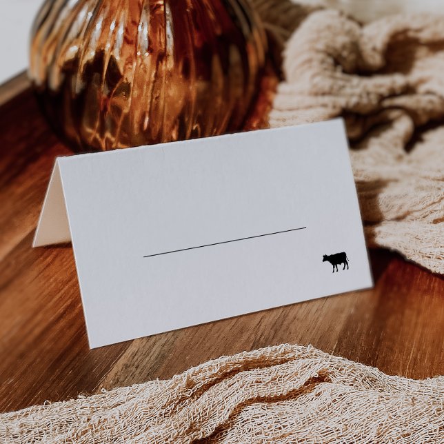 Beef Meal Option Wedding Place Card (Creator Uploaded)