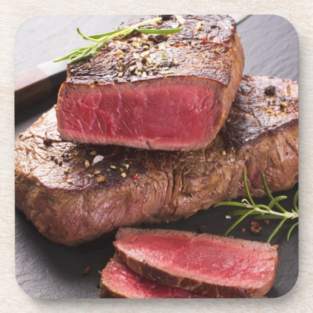 Beef steak coaster (Front)