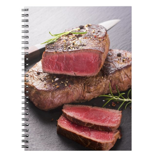Beef steak notebook (Front)