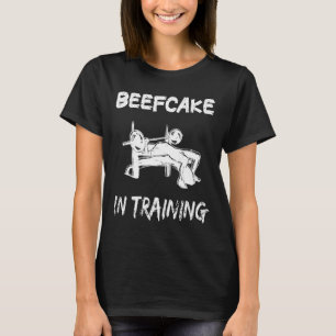 Beefcake In Training Gym Muscle Funny Bodybuilding T-Shirt