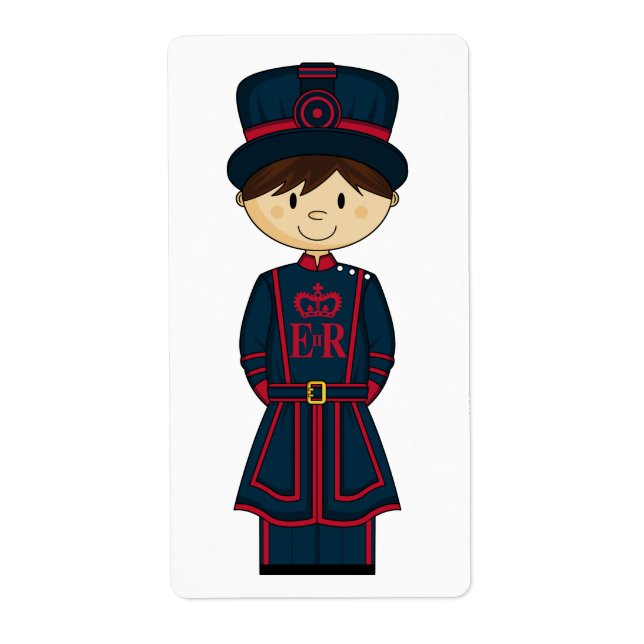 Beefeater Guard Sticker Label (Front)