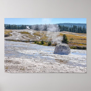 Beehive Geyser, Yellowstone National Park Poster
