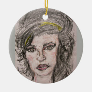 Beehive Girl Ceramic Tree Decoration