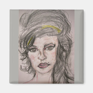 Beehive Girl Magnet