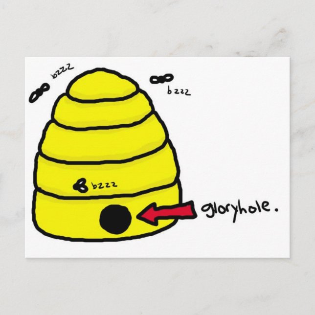 Beehive Gloryhole Postcard (Front)